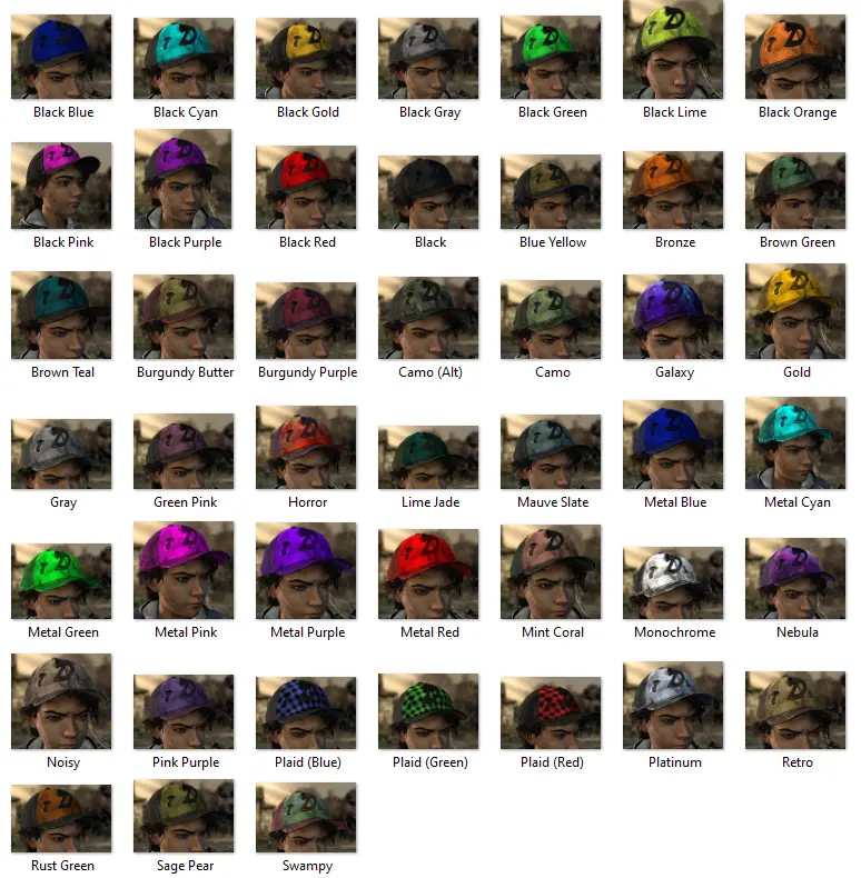 Colorful Hats for S4 Clementine (45 hats) at The Walking Dead: The ...