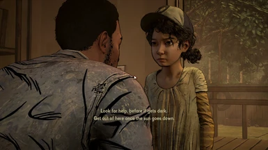 S4 Lee and S4 Flashback Clem in S1