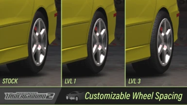 Customizable Wheel Spacing for Vanilla Cars