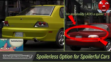 Spoilerless Option for Spoilerful Cars