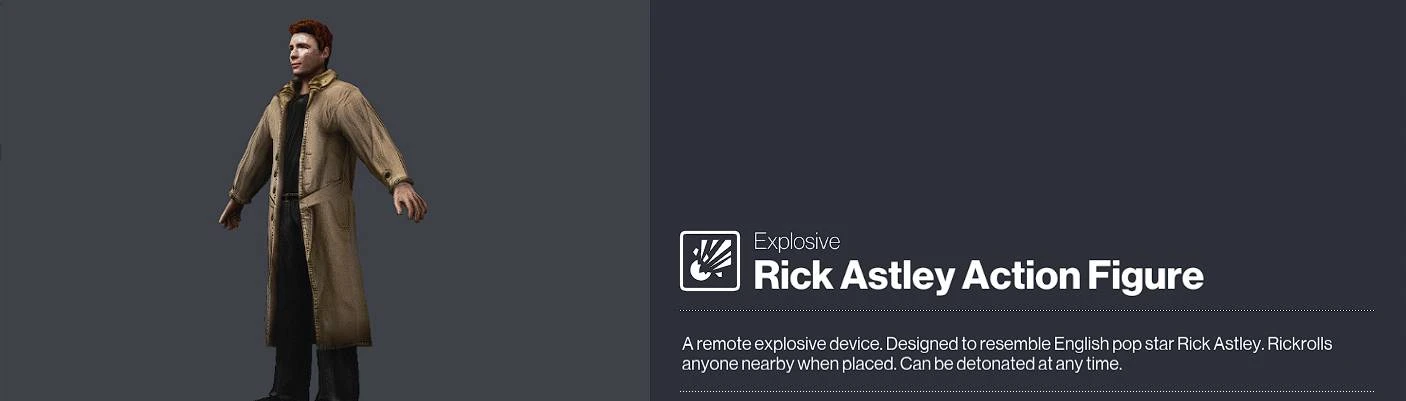 Steam Workshop::RickRoll Mod [Rick Astley - Never Gonna Give You Up]