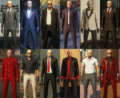 Knight (Andrea Morgan) with customizations at Hitman 3 Nexus