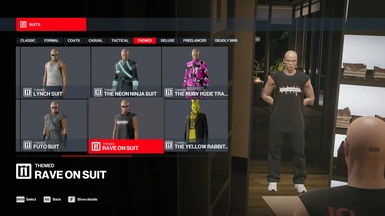 Rave On Suit - Hat removed