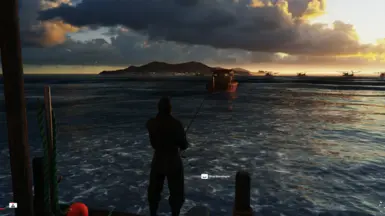 Fishing on Ambrose Island