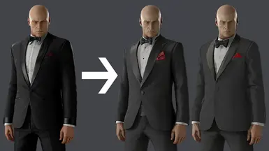 Isle of Sgail or Black Mendoza tuxedo instead of Paris tuxedo