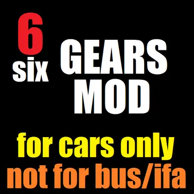 Six Gears For Cars