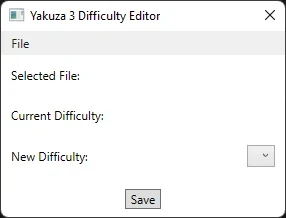 Yakuza 3 Difficulty Editor