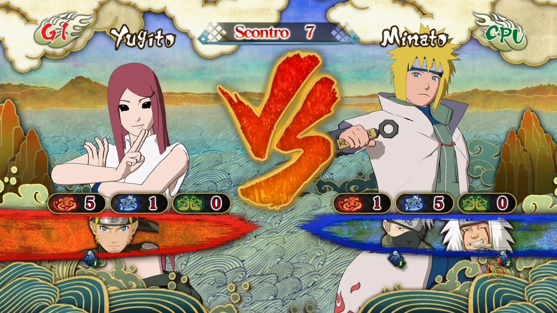 Minato e Kushina - NARUTO Ultimate Ninja Storm 3 no