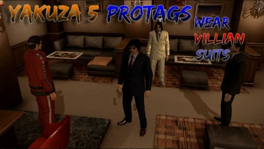 Yakuza 5 Protags wear Villians Suits