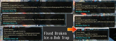 Ice Golem Trap Fix
