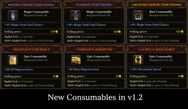 More Consumables