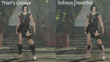 Remove Sandal for Thief's Greave and Sohaya Deserter at Nioh 2 Nexus ...