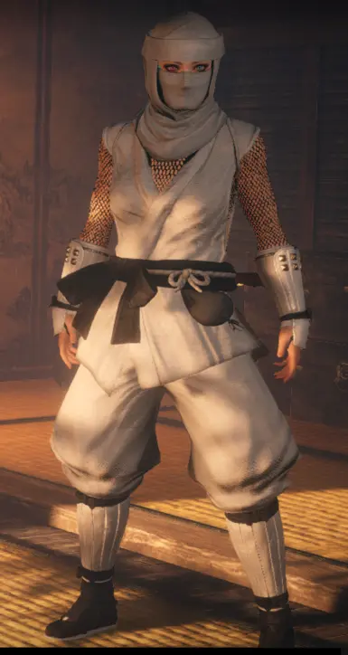White Shinobi Set Female without Emblem