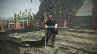 Simpler and Darker Fuma Ninja Armor