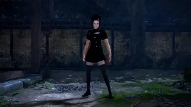 Nurse Costume Recolor (Black)