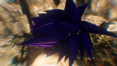 SPECIAL PURPLE OUTLINED ON BLUE