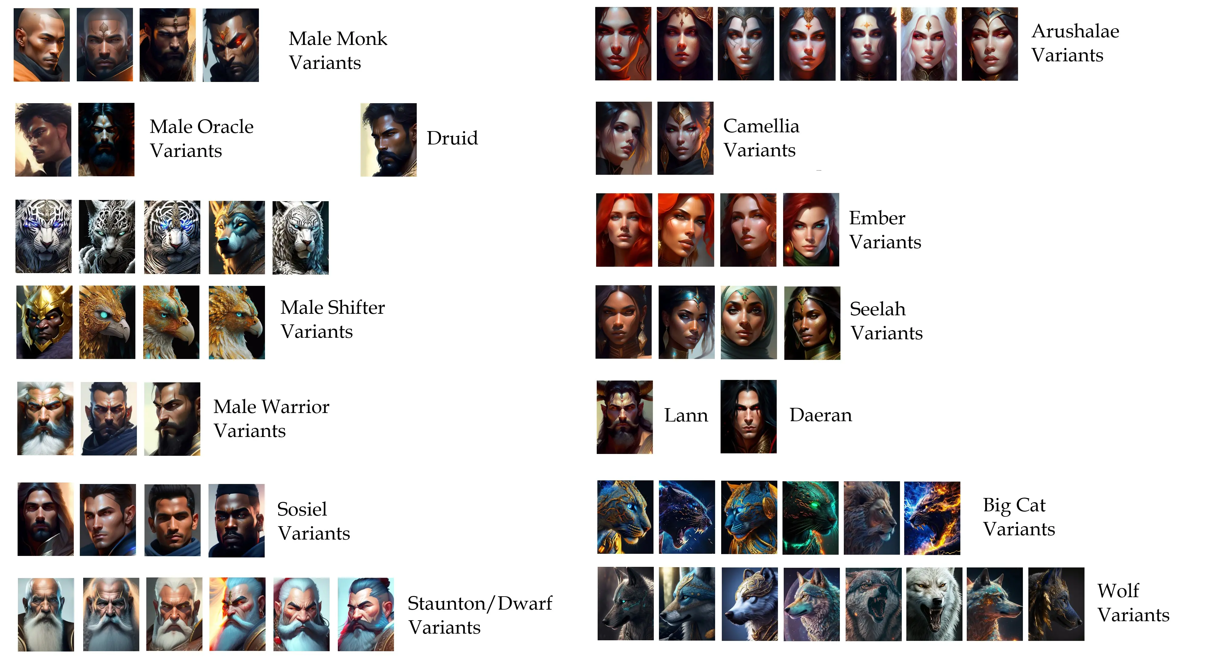 Mythical Portraits at Pathfinder: Wrath of The Righteous Nexus - Mods ...