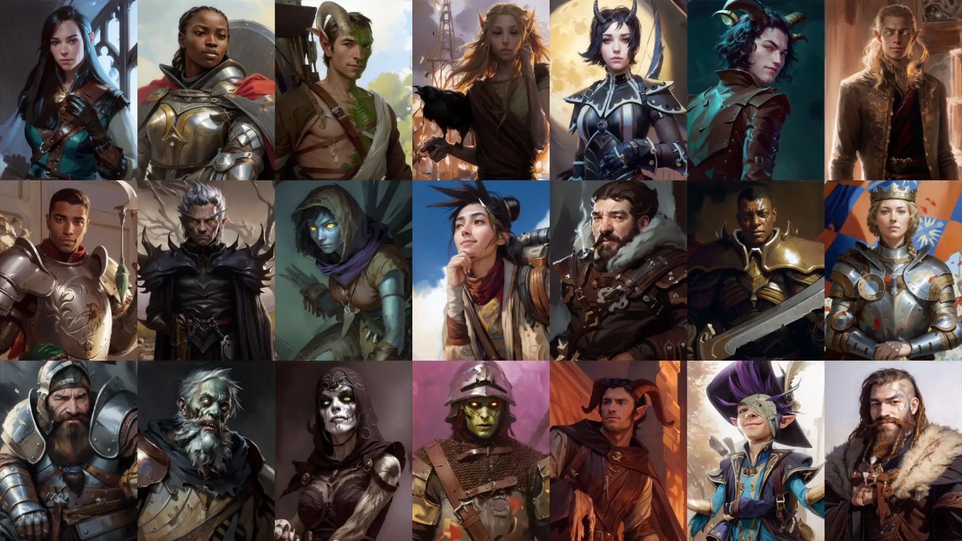 Realistic Portraits for WotR at Pathfinder: Wrath of The Righteous ...