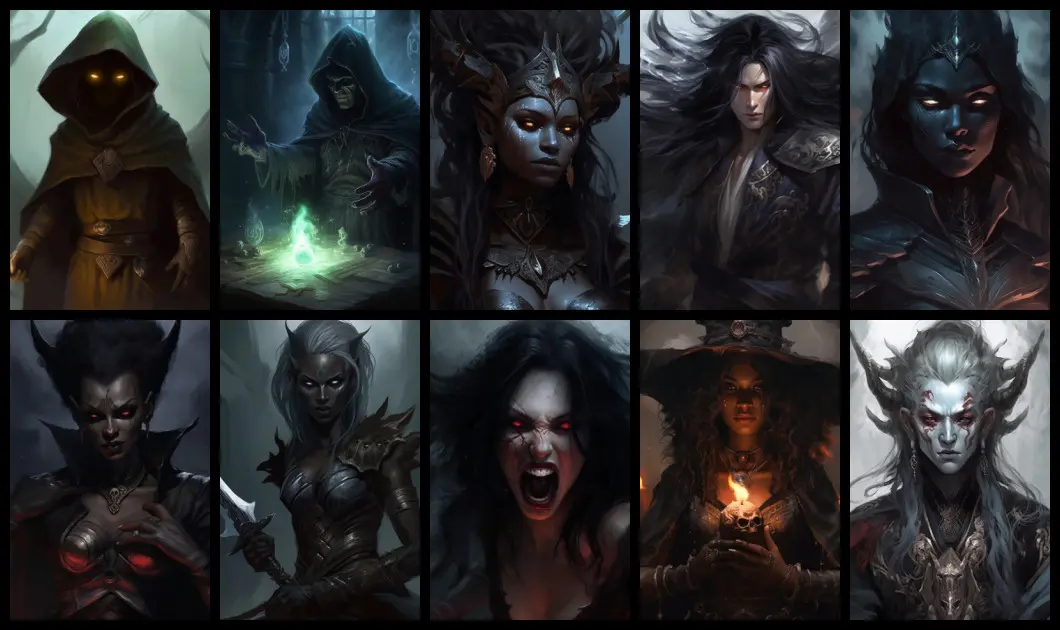 The Evil Portrait Pack (100 Portraits) at Pathfinder: Wrath of The ...