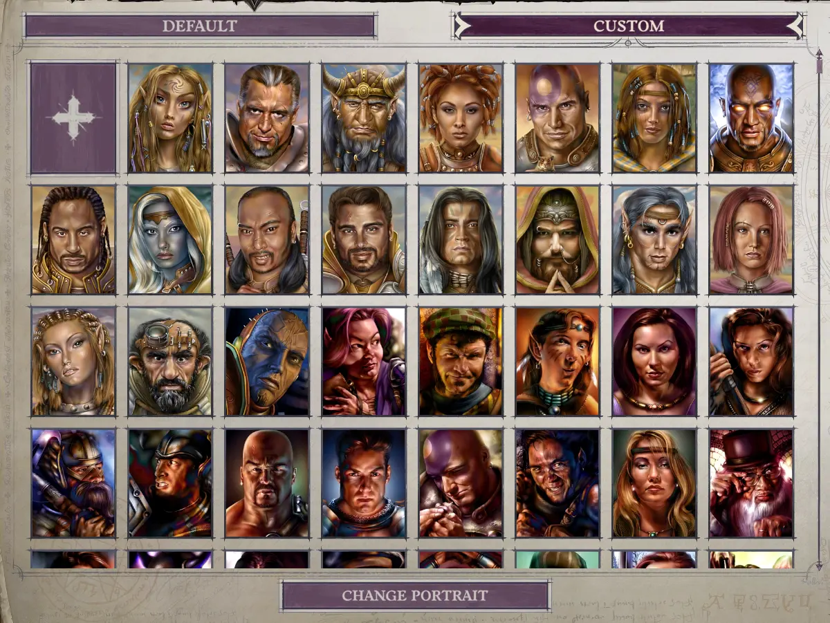 Infinity Engine Mega Portrait Pack at Pathfinder: Wrath of The ...