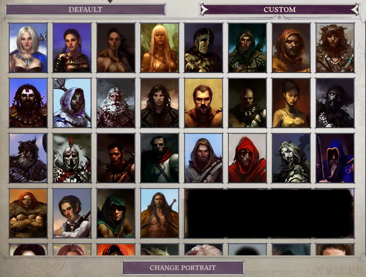 Infinity Engine Mega Portrait Pack at Pathfinder: Wrath of The ...