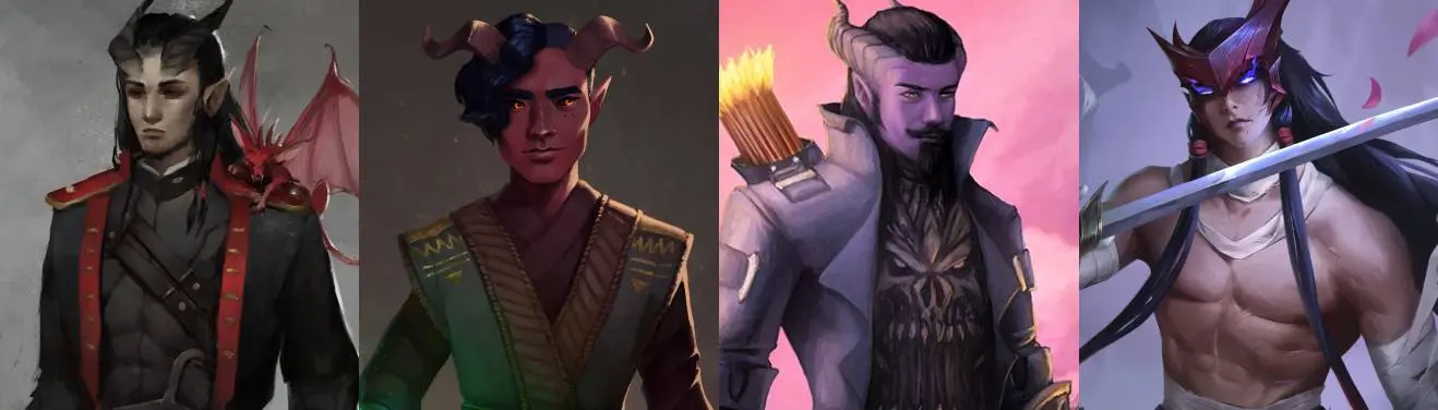 Tiefling Fighter Portrait at Pathfinder: Kingmaker Nexus - Mods and  Community