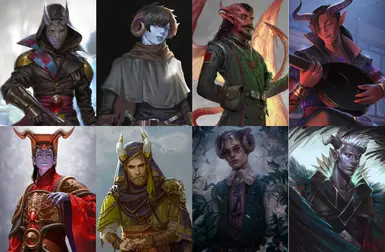 Tiefling Fighter Portrait at Pathfinder: Kingmaker Nexus - Mods and  Community