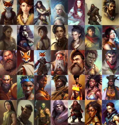 Varied Hero Portraits