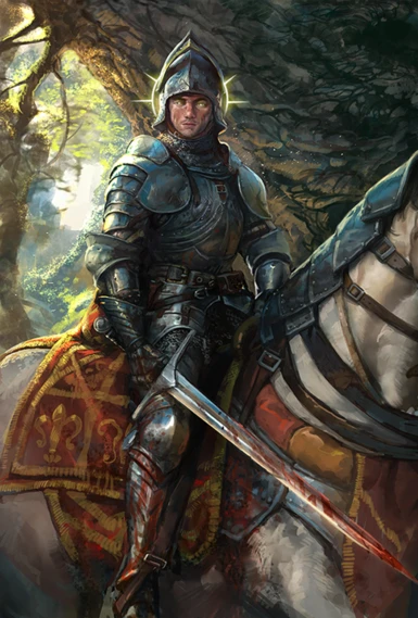 Aasimar Cavalier Portrait at Pathfinder: Wrath of The Righteous Nexus ...