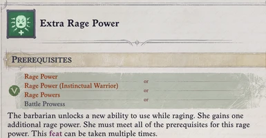 Battle Scion Extra Rage Powers fix