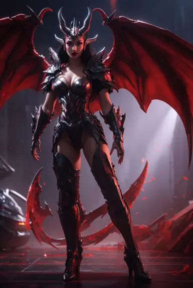 Mythic female demon transformation 1