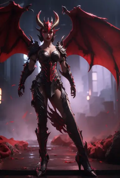 Mythic female demon transformation 2