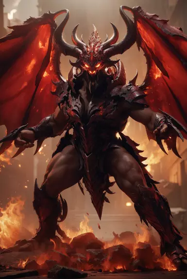 Mythic male demon transformation 1