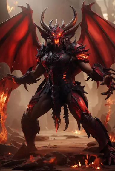 Mythic male demon transformation 2