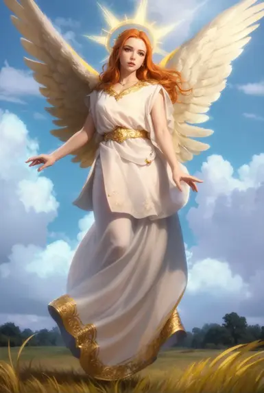 Mythic female angel transformation 1