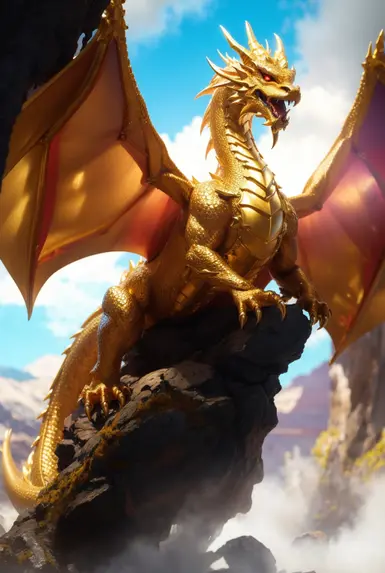 Mythic gold dragon transformation 3