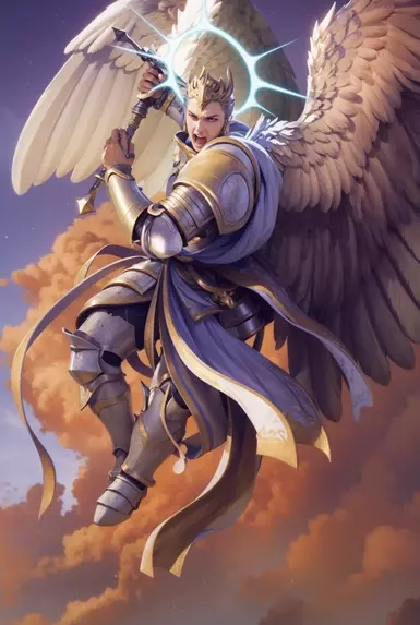 Mythic male angel transformation 1