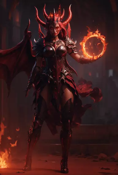 Mythic female devil transformation 3