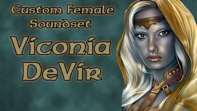 Custom Female Soundset Viconia DeVir