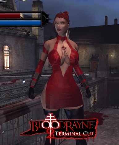 Red Mini Dress Stacked Rayne Mod for BloodRayne 2 Terminal Cut