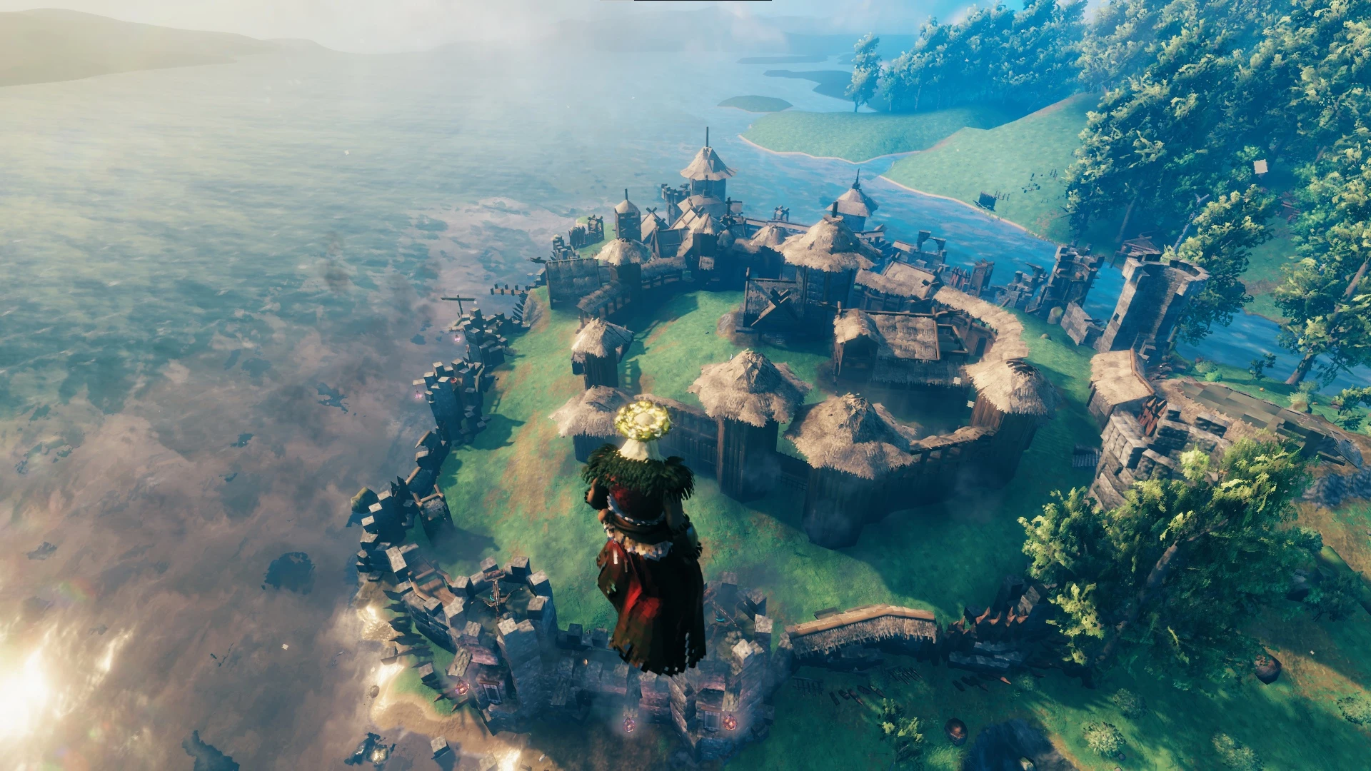 A village in a ruined fort at Valheim Nexus - Mods and community