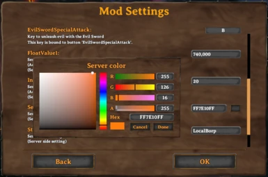 Custom ColorPicker for Color configs