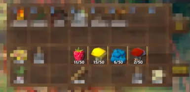  Show custom Health / Stamina buff indicator instead of the fork icons 