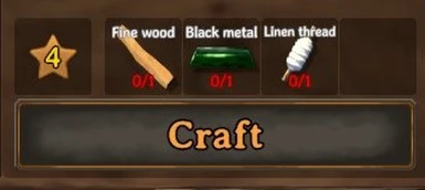 Consistent Crafting and Building Recipes