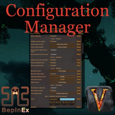 Valheim Configuration Manager