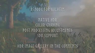 RenoDX - Native HDR Mod -- Color Grading - Post Processing Adjustments - SDR Support