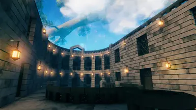 Second Season: Fort Boyard courtyard