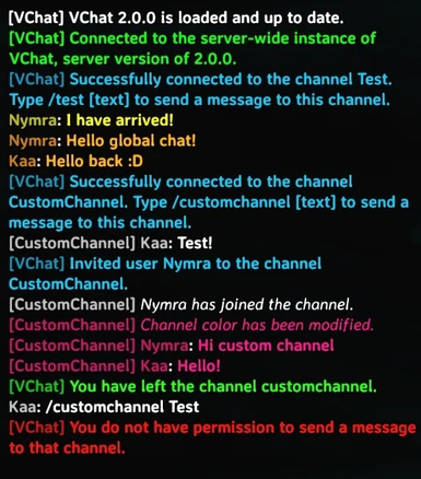 VChat - Chat Improvement Mod