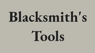 Blacksmith's Tools