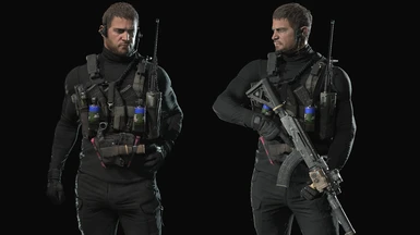 Tactical Chris Redfield Through All Game